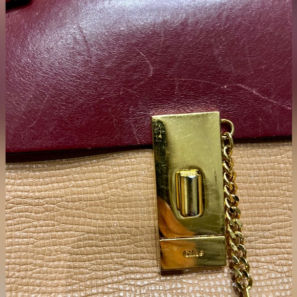 Chloe grained lambskin mini Drew shoulder bag - authentic - Picture 8 of 8